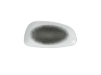Churchill, Raku : Quartz Black - Chefs Geo Platte, asymmetrisch, 30 x 15,5 cm Churchill, Raku : Quartz Black - Chefs Geo Platte, asymmetrisch, 30 x 15,5 cm