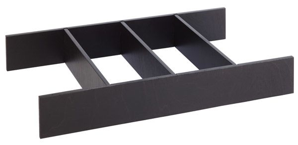 Besteckkasteneinsatz FRAMES 48,5 x 28 cm, H: 8 cm Buche, massiv, wenge