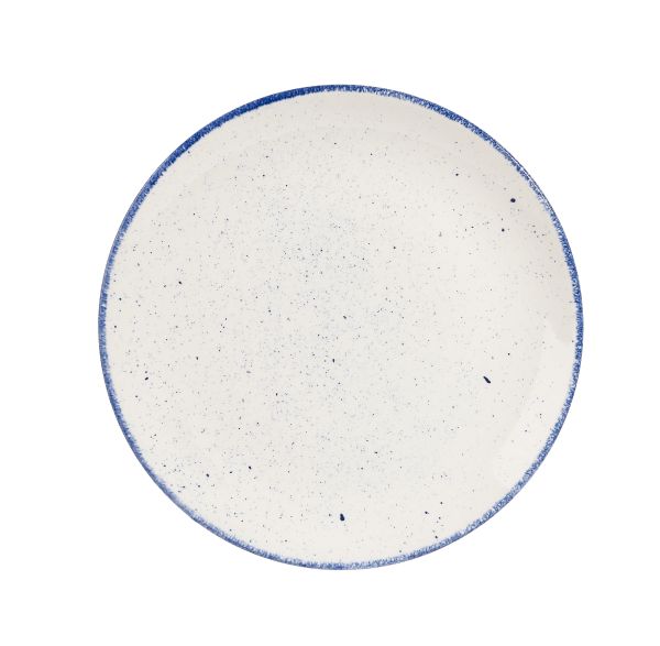Churchill, Stonecast Hints : Indigo Blue - Teller flach Coup, 26 cm