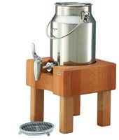 PURE NATURE Milchkanne Natural 5 ltr., Edelstahl, Buche hell, L: 220 mm, B: 225 mm, H: 415 mm PURE NATURE Milchkanne Natural 5 ltr., Edelstahl, Buche hell, L: 220 mm, B: 225 mm, H: 415 mm