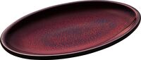 Playground, Steinzeug - GLOW : Platte, oval, 26 x 17 x 2,8 cm Playground, Steinzeug - GLOW : Platte, oval, 26 x 17 x 2,8 cm