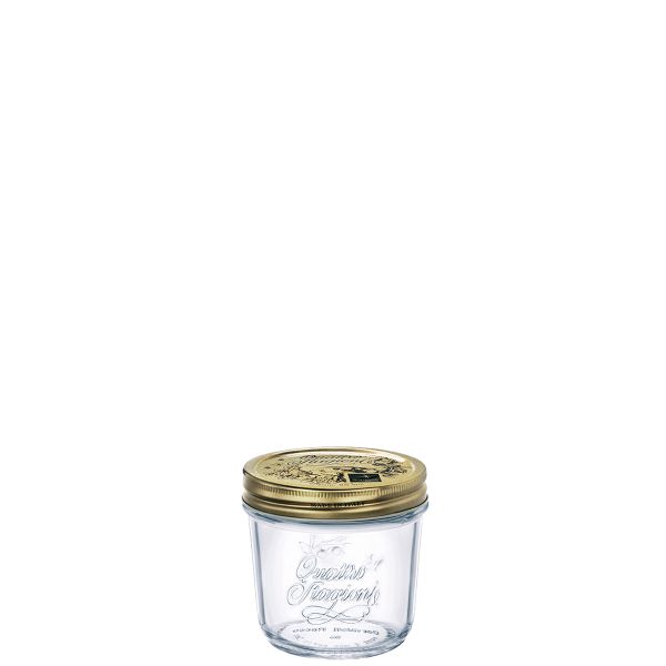 Bormioli, Quattro Stagioni - Einmachglas trspt., 8,6 cm/ 0,20 ltr.