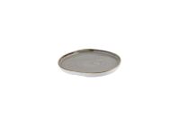 Churchill, Stonecast : Peppercorn Grey - Teller flach organisch m. erhöhten Rand, 25,5 x 2 cm Churchill, Stonecast : Peppercorn Grey - Teller flach organisch m. erhöhten Rand, 25,5 x 2 cm