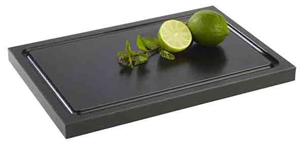 Schneidebrett BAR 30 x 20 cm, H: 2 cm, Polyethylen (HDPE), Antirutsch-Füßchen
