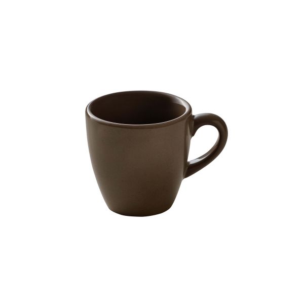 Bauscher, Sandstone : Dekor 700665 Dark Brown Uni - Espresso-Obere hoch 0,09 ltr.