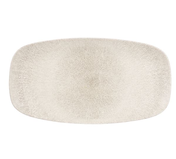 Churchill, Raku : Agate Grey - Chefs Platte rechteckig, 35,5 x 18,9 cm
