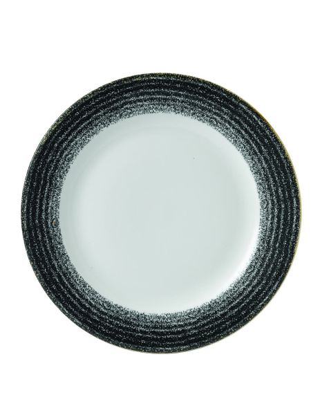 Churchill, Homespun : Charcoal Black - Teller flach Fahne, 26,1 cm