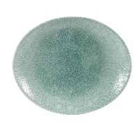 Churchill, Raku : Jade Green - Teller oval Coup, 31,7 x 25,5 cm Churchill, Raku : Jade Green - Teller oval Coup, 31,7 x 25,5 cm