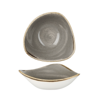 Churchill, Stonecast : Peppercorn Grey - Schale dreieckig, 15,3 cm/ 0,26 ltr. Churchill, Stonecast : Peppercorn Grey - Schale dreieckig, 15,3 cm/ 0,26 ltr.