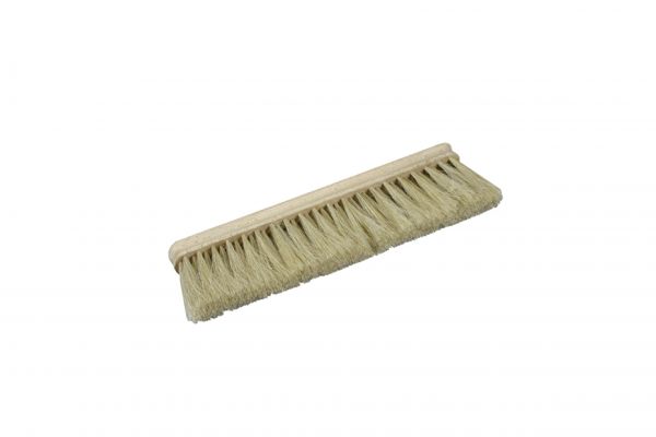 Mehlbesen mit Holzrücken, Borsten Rosshaar, beige, 300 mm