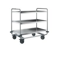 Servierwagen SW 10 X 6-3, 3 Borde 100 x 60 cm, max. 80 kg/ Bord, Trgf.: 200 kg, LxBxH: 110 x 70 x 101 cm Servierwagen SW 10 X 6-3, 3 Borde 100 x 60 cm, max. 80 kg/ Bord, Trgf.: 200 kg, LxBxH: 110 x 70 x 101 cm