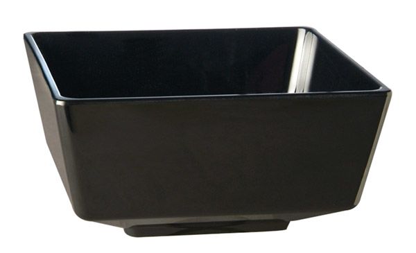 Schale FLOAT, 12,5 x 12,5 cm, H: 6 cm, 0,5 ltr., Melamin, schwarz