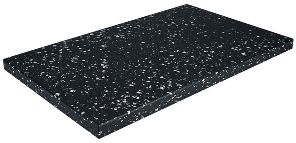Schneidbrett, schwarz, GN 1/1, mit Füßchen, 53 x 32,5 cm