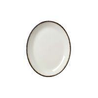Steelite, Dapple : Charcoal 1756 - Teller oval Coup, 20,2 cm Steelite, Dapple : Charcoal 1756 - Teller oval Coup, 20,2 cm