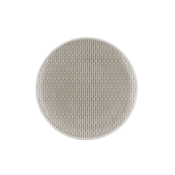 Bauscher, Scope : Glow Gray - Teller flach coup, relief, 20 cm