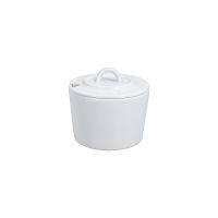 Zuckerdose m. Deckel, uni, weiss, 8,6 x 8,3 cm/ 0,21 ltr. Zuckerdose m. Deckel, uni, weiss, 8,6 x 8,3 cm/ 0,21 ltr.