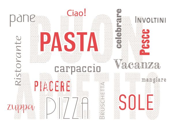 Tischsets - PASTA Papier 40 x 30 cm