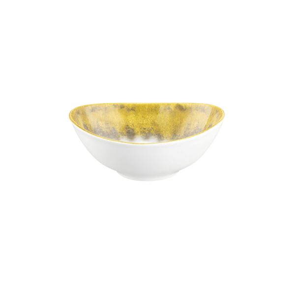 Seltmann Weiden, Modern Life : 58268 Batik Kurkuma - Bowl oval M5306, 12 cm/ 0,18 ltr.