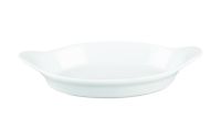 Churchill, Cookware - Backform oval m. 2 Griffen, uni/ weiss, 20,5 x 11,3 cm/ 0,26 ltr. Churchill, Cookware - Backform oval m. 2 Griffen, uni/ weiss, 20,5 x 11,3 cm/ 0,26 ltr.