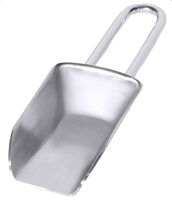 Dosierschaufel mit Drahtgriff, I: 0,03 ltr., 6 x 3 cm, L: 11 cm, Edelstahl Dosierschaufel mit Drahtgriff, I: 0,03 ltr., 6 x 3 cm, L: 11 cm, Edelstahl