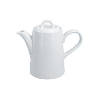Kaffeekanne m. Deckel, uni, weiss, 8,8 x 13,2 cm / 0,37 ltr. Kaffeekanne m. Deckel, uni, weiss, 8,8 x 13,2 cm / 0,37 ltr.