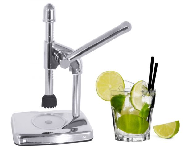Limettenpresse Caipi/Mojito, verchromter Stahl, 18 x 13 x 29 cm