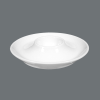 Seltmann Weiden, Imperial - Eierbecher m. Ablage, weiss, uni, 12,4 cm Seltmann Weiden, Imperial - Eierbecher m. Ablage, weiss, uni, 12,4 cm