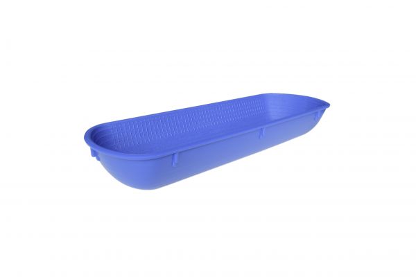 Brotform 1500 g. rechteckig, PP - Farbe blau