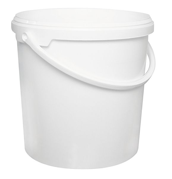 Eimer rund 10 ltr. für Dosierspender 152490 + 152495, ohne Deckel, mit Kunststoffbügel