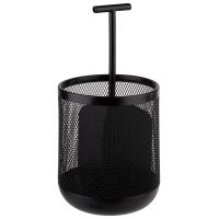 Besteckbehälter DART, Metall, Bodeneinlage Silikon, D: 12 cm, H: 25 cm, Farbe: schwarz Besteckbehälter DART, Metall, Bodeneinlage Silikon, D: 12 cm, H: 25 cm, Farbe: schwarz