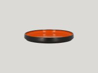 RAK, Fire : Orange - Teller flach, senkrechter Rand, 19,8 x 2,4 cm RAK, Fire : Orange - Teller flach, senkrechter Rand, 19,8 x 2,4 cm