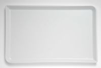 Tablett SYSTEM-THEKE 44 x 29 cm, H: 2 cm, Melamin, weiss Tablett SYSTEM-THEKE 44 x 29 cm, H: 2 cm, Melamin, weiss