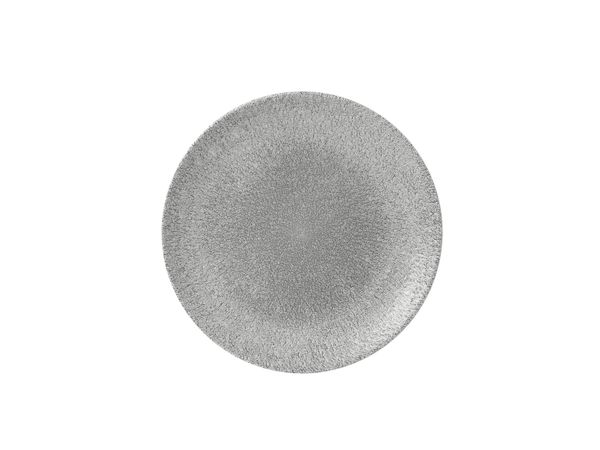 Churchill, Raku : Jasper Grey - Teller flach Coup, 26 cm