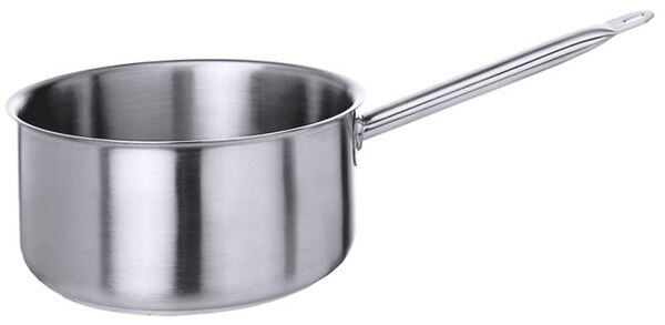 Stielkasserolle niedrig, Serie 2100 matt, l: 2,5 ltr., D: 20 cm, H: 9,5 cm