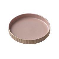 Playground, Steinzeug - NARA Rosé : Teller tief rund hoher Rand, Relief, 24 cm/ 1,3 ltr. Playground, Steinzeug - NARA Rosé : Teller tief rund hoher Rand, Relief, 24 cm/ 1,3 ltr.