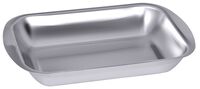 Schale rechteckig, EdSt. 18/10, seidenmatt poliert, 31 x 20 x 4,5 cm, I: 1,5 ltr. Schale rechteckig, EdSt. 18/10, seidenmatt poliert, 31 x 20 x 4,5 cm, I: 1,5 ltr.