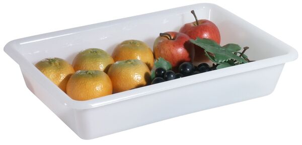 Schale rechteckig, Polyethylen, 34,5 x 23,5 x 7,5 cm, I: 3 ltr.