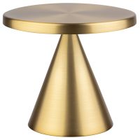 Tischleuchte CONE MINI, Metall, Farbe: goldfarben, 1x LED 1,0 W / 100 lm, dimmbar in 3 Stufen, D: 13 cm, H: 11,5 cm Tischleuchte CONE MINI, Metall, Farbe: goldfarben, 1x LED 1,0 W / 100 lm, dimmbar in 3 Stufen, D: 13 cm, H: 11,5 cm