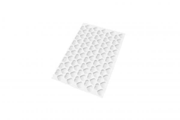 Ausstechmatte aus Kunststoff Herz, No. 6, D: 45 mm