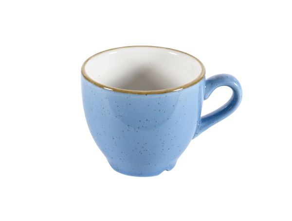 Churchill, Stonecast : Cornflower Blue - Espresso-Obere, 6,5 x 5,5 cm/ 0,1 ltr.