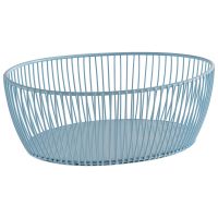 Korb SVART, Metall, 24 x 19 cm, H: 8 cm, Farbe: dream blue Korb SVART, Metall, 24 x 19 cm, H: 8 cm, Farbe: dream blue