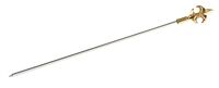 Fleischspieß, Edelstahl, mit fr. Liliegriff, L: 30,5 cm, Klingenlänge: 25 cm Fleischspieß, Edelstahl, mit fr. Liliegriff, L: 30,5 cm, Klingenlänge: 25 cm
