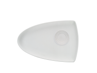 Bauscher, Enjoy - Setplatte asymmetrisch m. 3 Spiegeln, weiss, uni, 26,3 x 17,7 cm Bauscher, Enjoy - Setplatte asymmetrisch m. 3 Spiegeln, weiss, uni, 26,3 x 17,7 cm