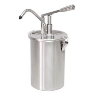 Dosierspender rund D: 180 mm, 1-fach, Inh. 5 ltr., 183 x 161 x 400 mm Dosierspender rund D: 180 mm, 1-fach, Inh. 5 ltr., 183 x 161 x 400 mm