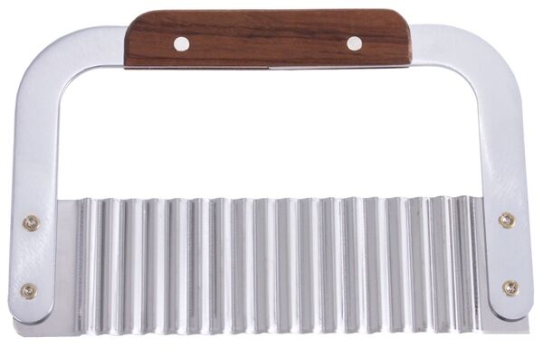 Garnierschneider, Messerstahl, Holzgriff, L: 18,5 cm, H: 12,5 cm, Klingenbreite: 5 cm