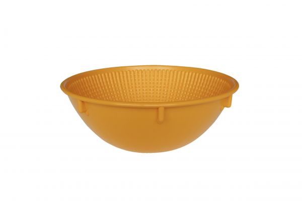 Brotform 1000 g. rund, PP - Farbe orange