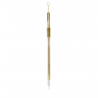 Vorschau: Biegsame Edelstahl- Trinkhalme (1 VE = 50 Stück), Farbe: gold, D: 9 mm, L: 15 cm Vorschau: Biegsame Edelstahl- Trinkhalme (1 VE = 50 Stück), Farbe: gold, D: 9 mm, L: 15 cm
