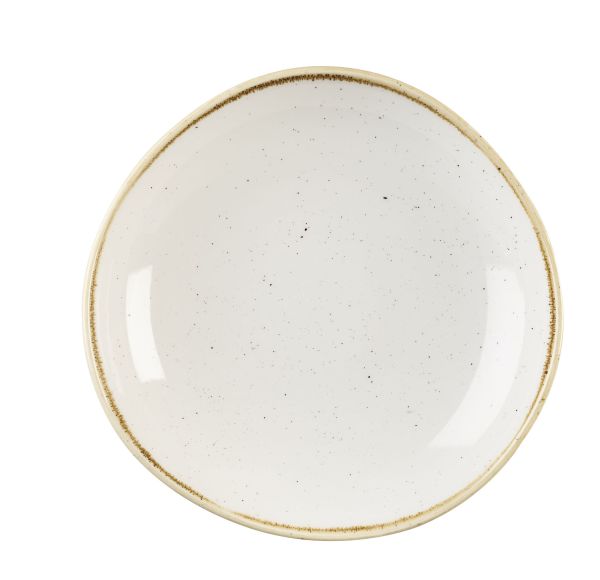 Churchill, Stonecast : Barley White - Teller tief rund Organisch, 25,3 cm/ 1,1 ltr.