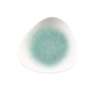 Churchill, Raku : Jade Green - Teller flach dreieckig, 20,3 cm Churchill, Raku : Jade Green - Teller flach dreieckig, 20,3 cm