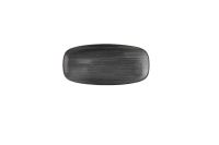 Churchill, Stonecast Raw : Black Vellum - Chefs Platte rechteckig, 26,9 x 12,7 cm Churchill, Stonecast Raw : Black Vellum - Chefs Platte rechteckig, 26,9 x 12,7 cm